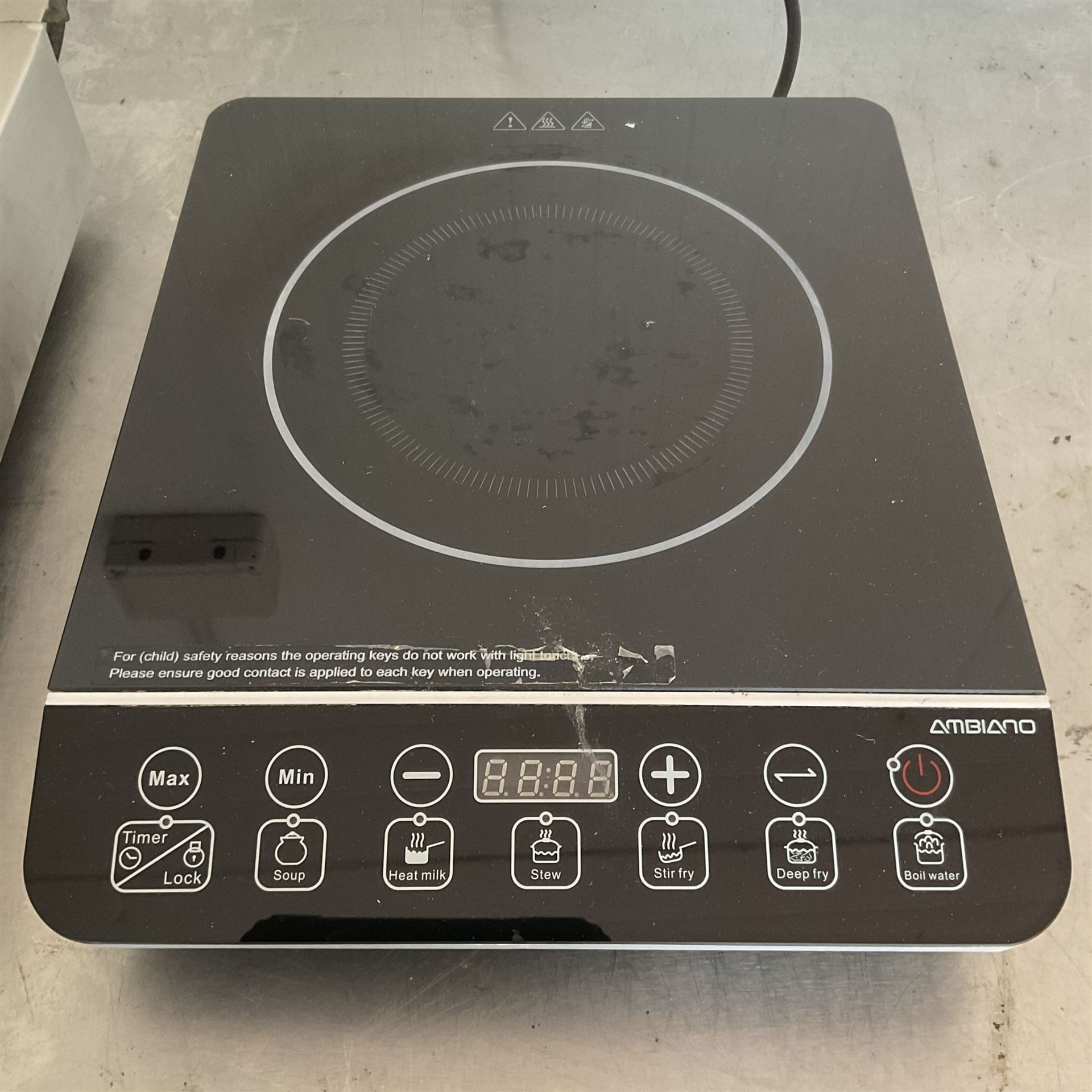 Ambiano induction hob; and a Buffalo CE208 Induction hob (2) - THIS LOT IS TO BE COLLECTED BY APPOIN - Image 3 of 3