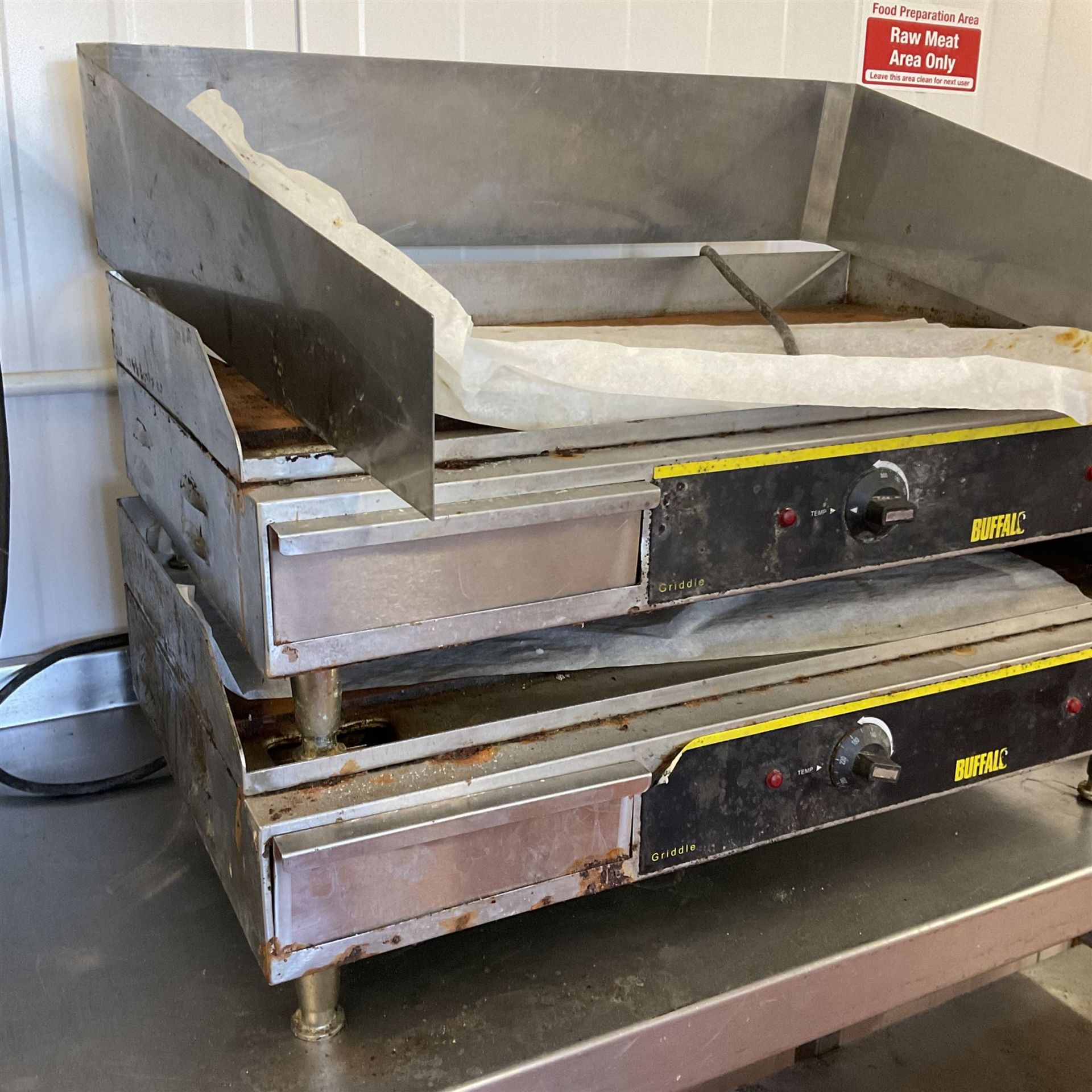 Two Buffalo electric griddles - THIS LOT IS TO BE COLLECTED BY APPOINTMENT FROM DUGGLEBY STORAGE - Image 3 of 3