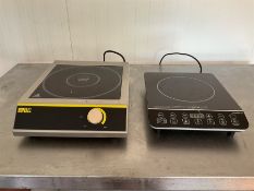 Ambiano induction hob; and a Buffalo CE208 Induction hob (2) - THIS LOT IS TO BE COLLECTED BY APPOIN