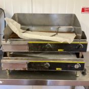 Two Buffalo electric griddles - THIS LOT IS TO BE COLLECTED BY APPOINTMENT FROM DUGGLEBY STORAGE