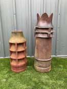 Victorian terracotta tulip top chimney pot