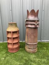 Victorian terracotta tulip top chimney pot