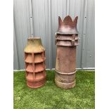 Victorian terracotta tulip top chimney pot