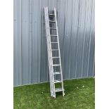 Three section aluminium extending ladders (single section 300cm) - THIS LOT IS TO BE COLLECTED BY AP