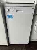 Beko slimline dishwasher - THIS LOT IS TO BE COLLECTED BY APPOINTMENT FROM DUGGLEBY STORAGE