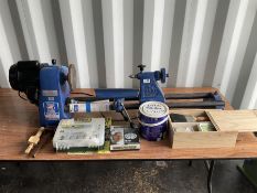 Record Model No 0 woodworking lathe with accessories