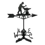 Ridge mounting weathervane with Blacksmith finial