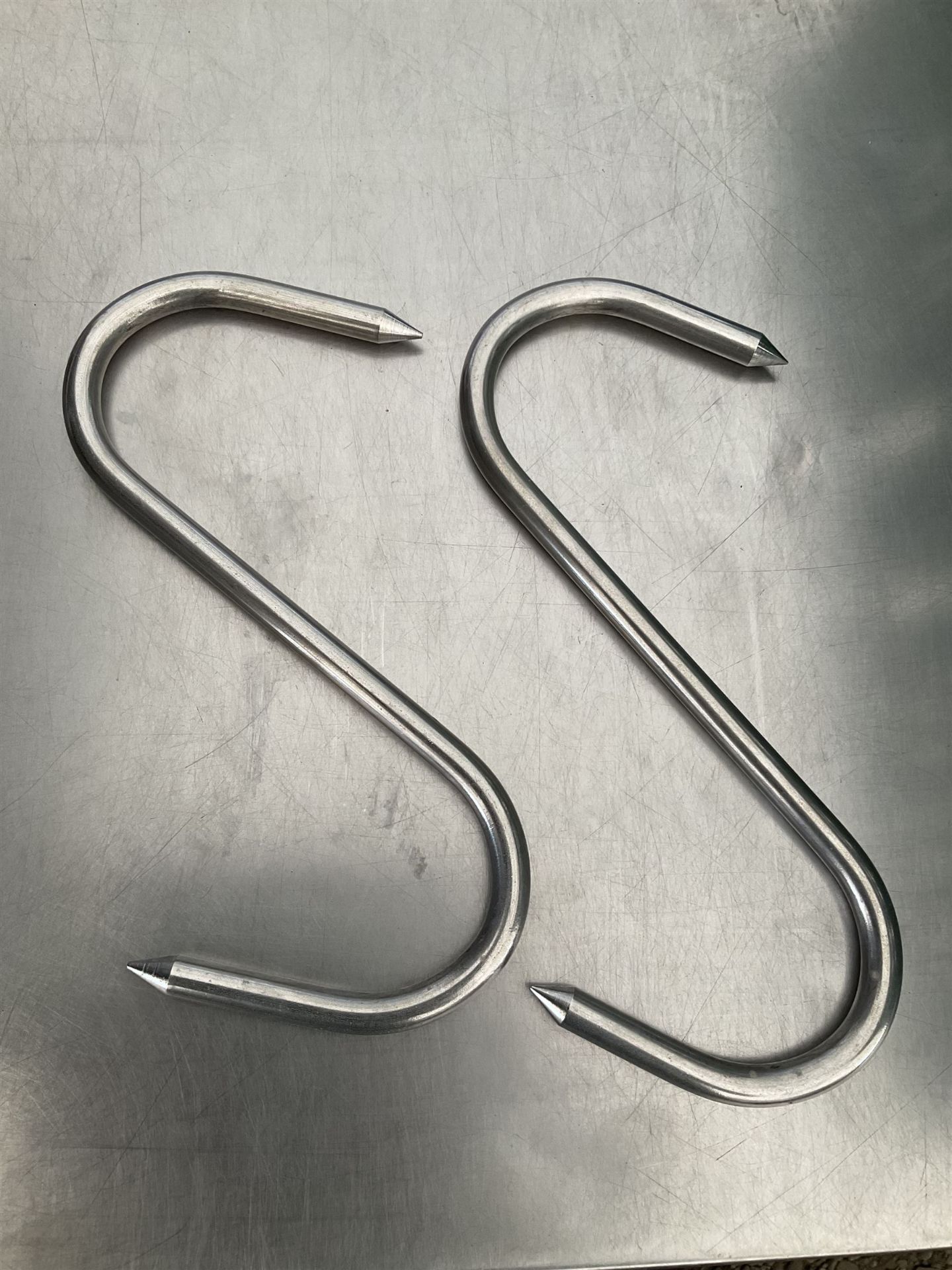 58 stainless steel meat S hooks - Image 2 of 2