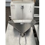 Hygienox stainless steel knee/foot operated hand wash sink station