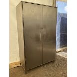 Large stainless steel cabinet