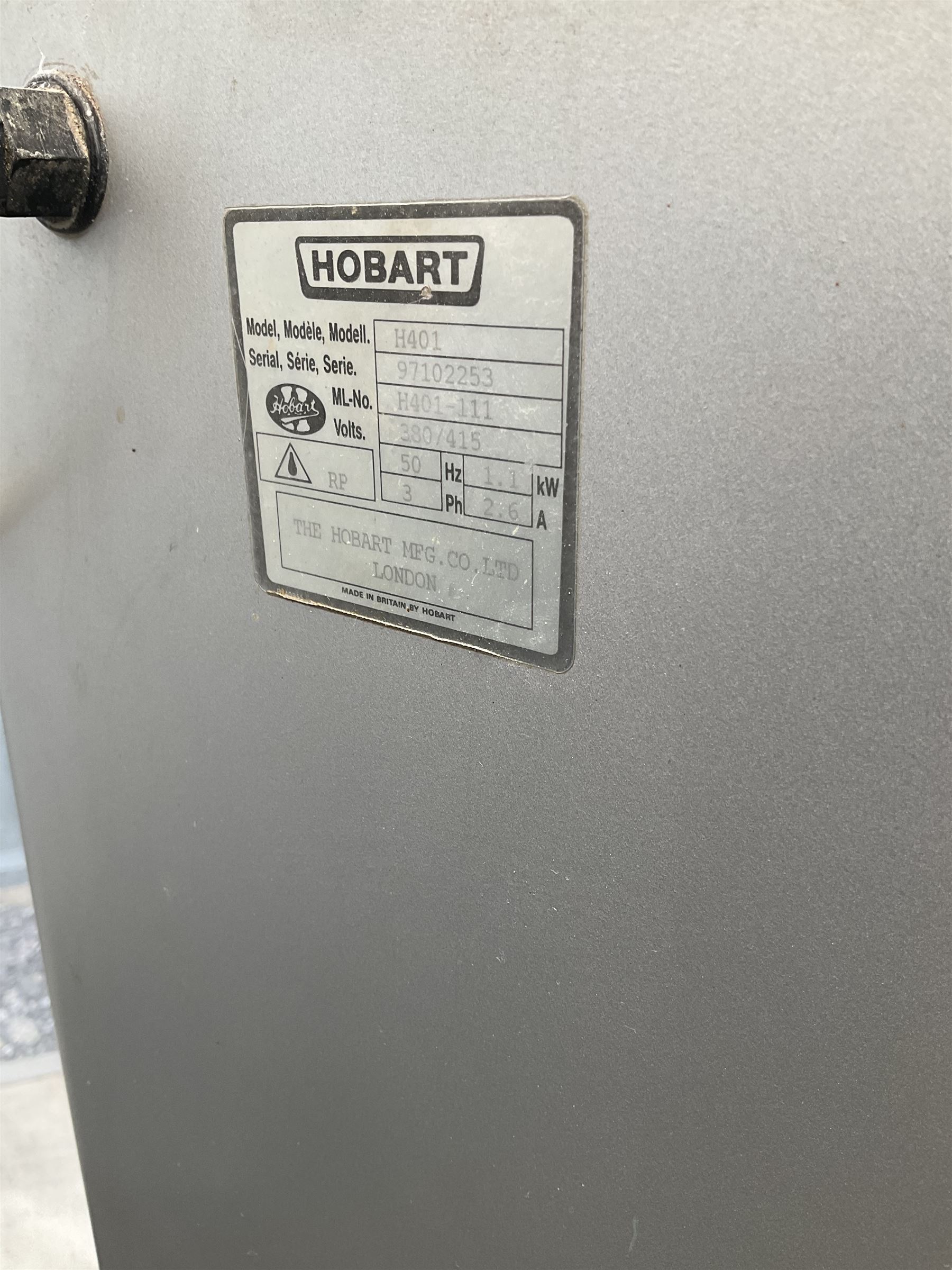Hobart H401 40qt 3 phase commercial mixer - Image 3 of 7