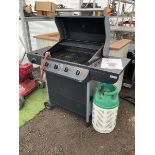 Nimbus 4 burner gas BBQ with gas bottle - THIS LOT IS TO BE COLLECTED BY APPOINTMENT FROM DUGGLEBY