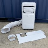 Orkan mobile air conditioning unit in white with remote and instruction manual - THIS LOT IS TO BE
