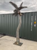 Designer Palms - shaped metal full size palm tree