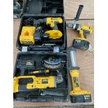 Two DeWalt drills