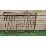 Large wrought iron gate - THIS LOT IS TO BE COLLECTED BY APPOINTMENT FROM DUGGLEBY STORAGE