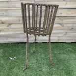Wrought iron garden planter or fire beacon - THIS LOT IS TO BE COLLECTED BY APPOINTMENT FROM DUGGLEB