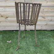 Wrought iron garden planter or fire beacon - THIS LOT IS TO BE COLLECTED BY APPOINTMENT FROM DUGGLEB