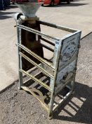 Duckworths Double vintage cast iron conical fruit cleaning machine - THIS LOT IS TO BE COLLECTED BY