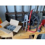 Packaging strapping tool with strapping and clamps - THIS LOT IS TO BE COLLECTED BY APPOINTMENT FRO