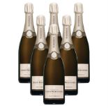 Six Bottles of Louis Roederer Brut Premier Champagne. Striking a perfect balance between youthful