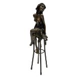 Art Deco style bronze