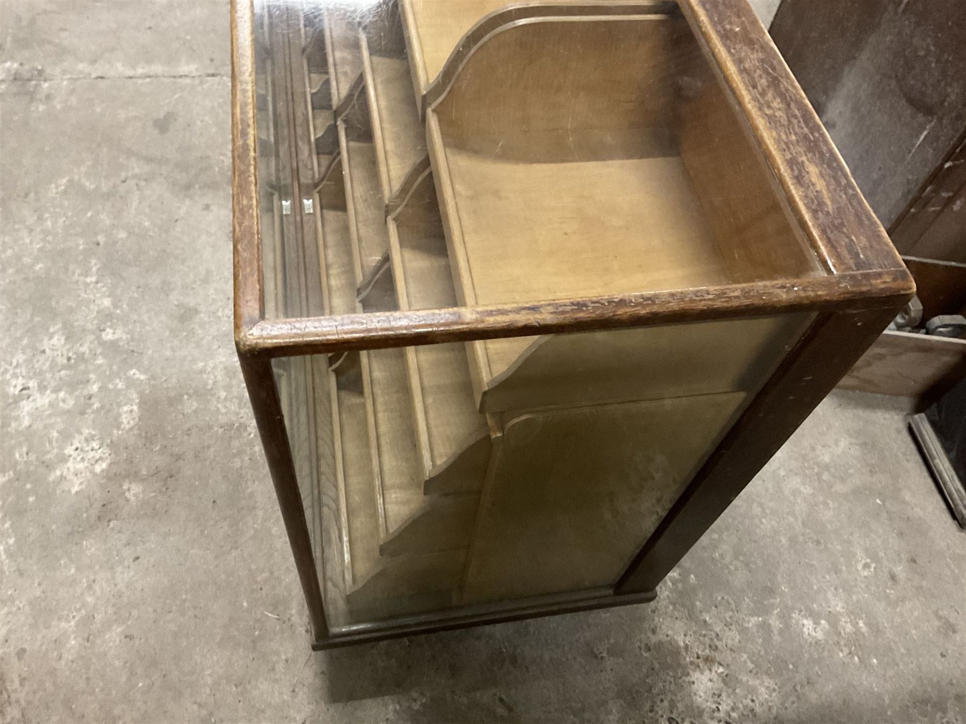 20th century oak and glazed haberdashery shop's cabinet - Image 4 of 5