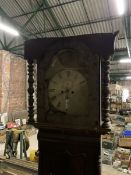 19th century mahogany Yorkshire longcase clock