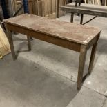 Early 20th century oak side table