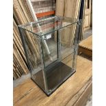 Seal Brand Products - early 20th century glazed shop countertop display cabinet