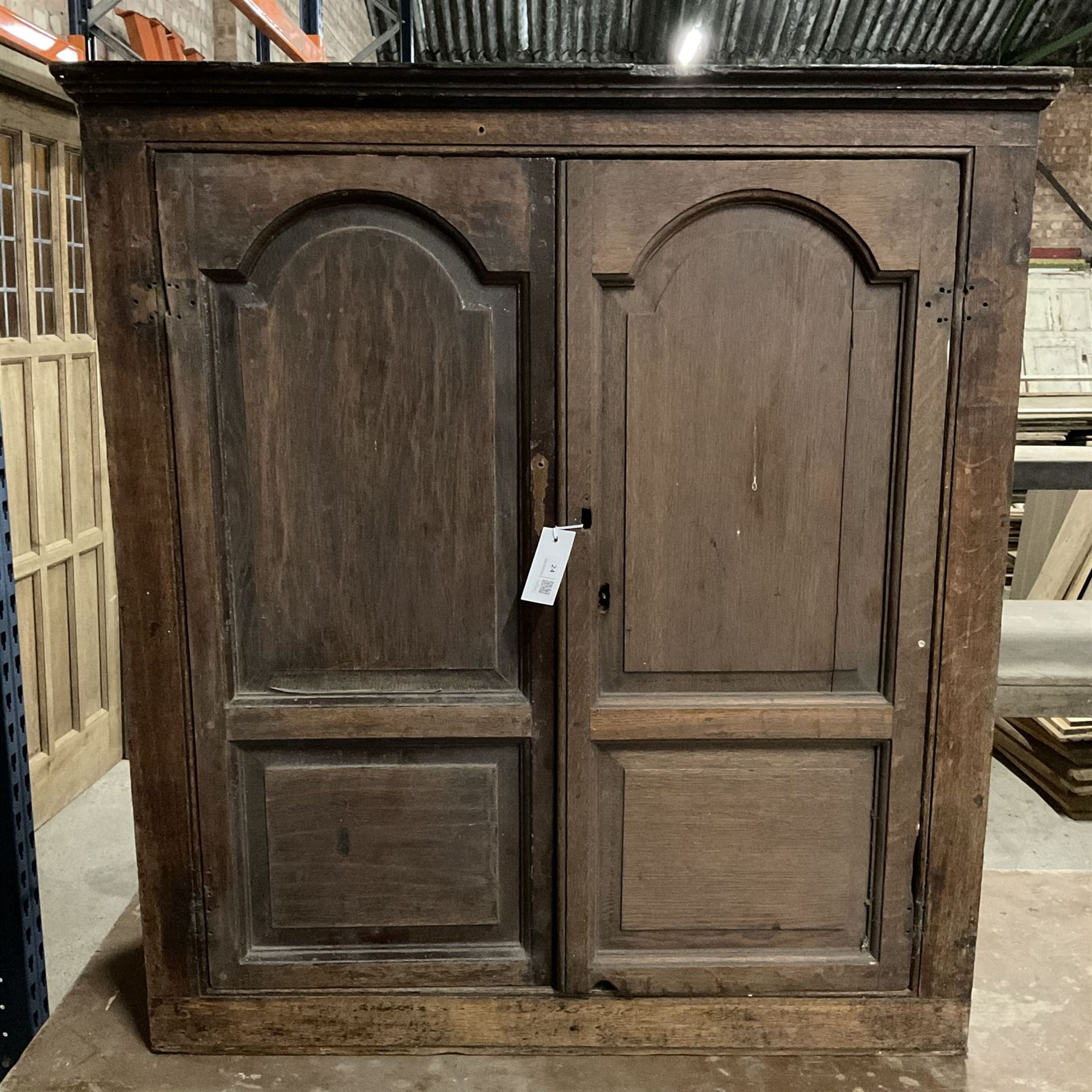 18th century oak cupboard