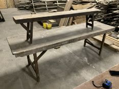 20the century pine folding table