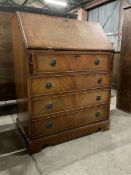 Georgian design mahogany bureau