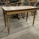 Late 19th century pine side table