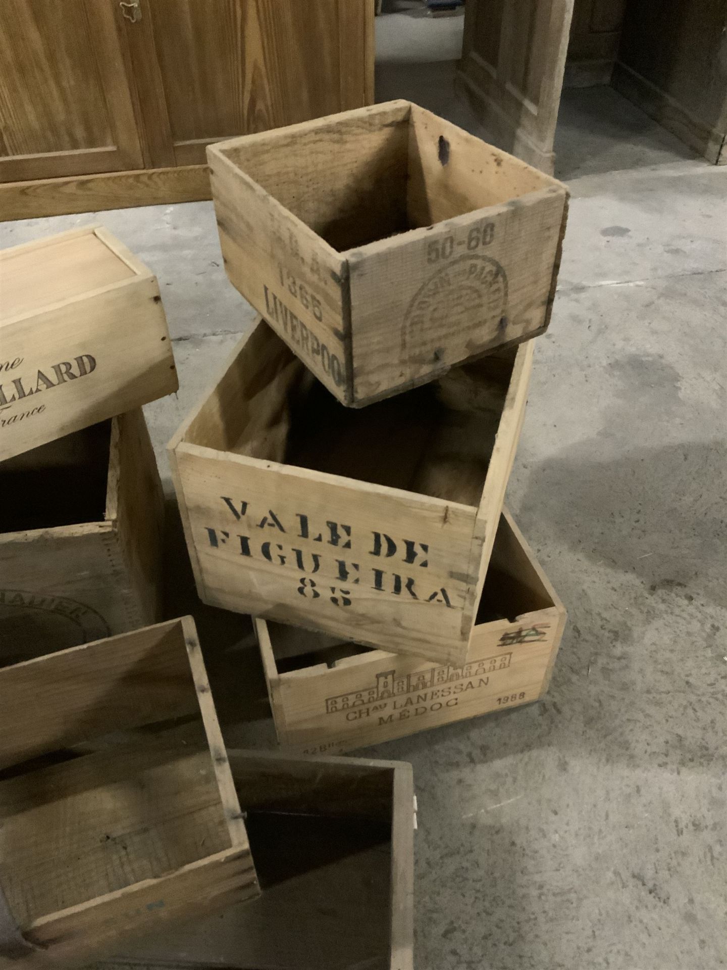 Twelve vintage wine and advertising boxes - Image 3 of 5