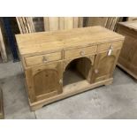 Victorian pine dresser base