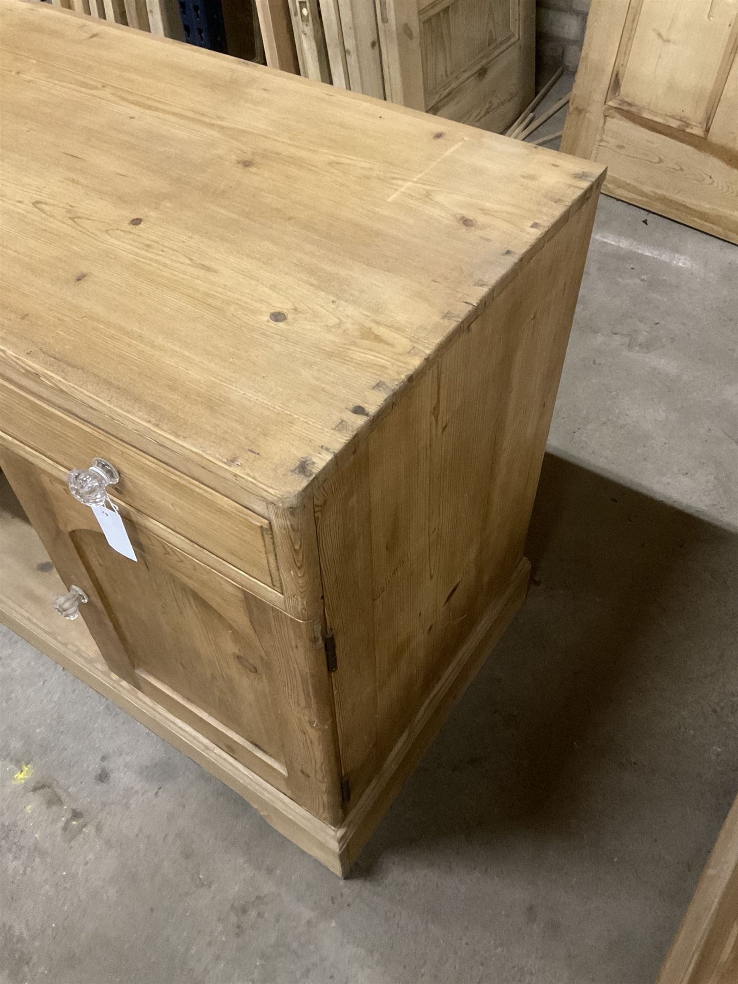 Victorian pine dresser base - Image 2 of 4