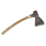 A wheelwright's Newcastle pattern side axe by GILPIN G+