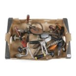 10 ratchet braces, hand drills etc G