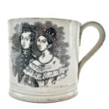 A Victoria & Albert commemorative marriage mug.