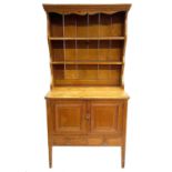 A Victorian small pine kitchen dresser.