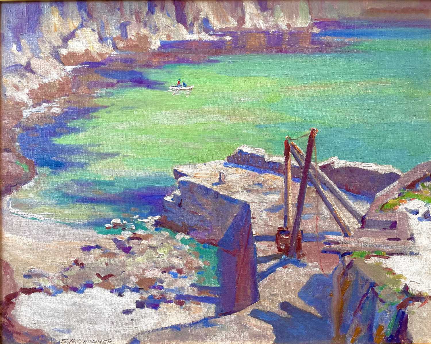 Stanley Horace GARDINER (1887-1952) Lamorna Quay - Image 2 of 3