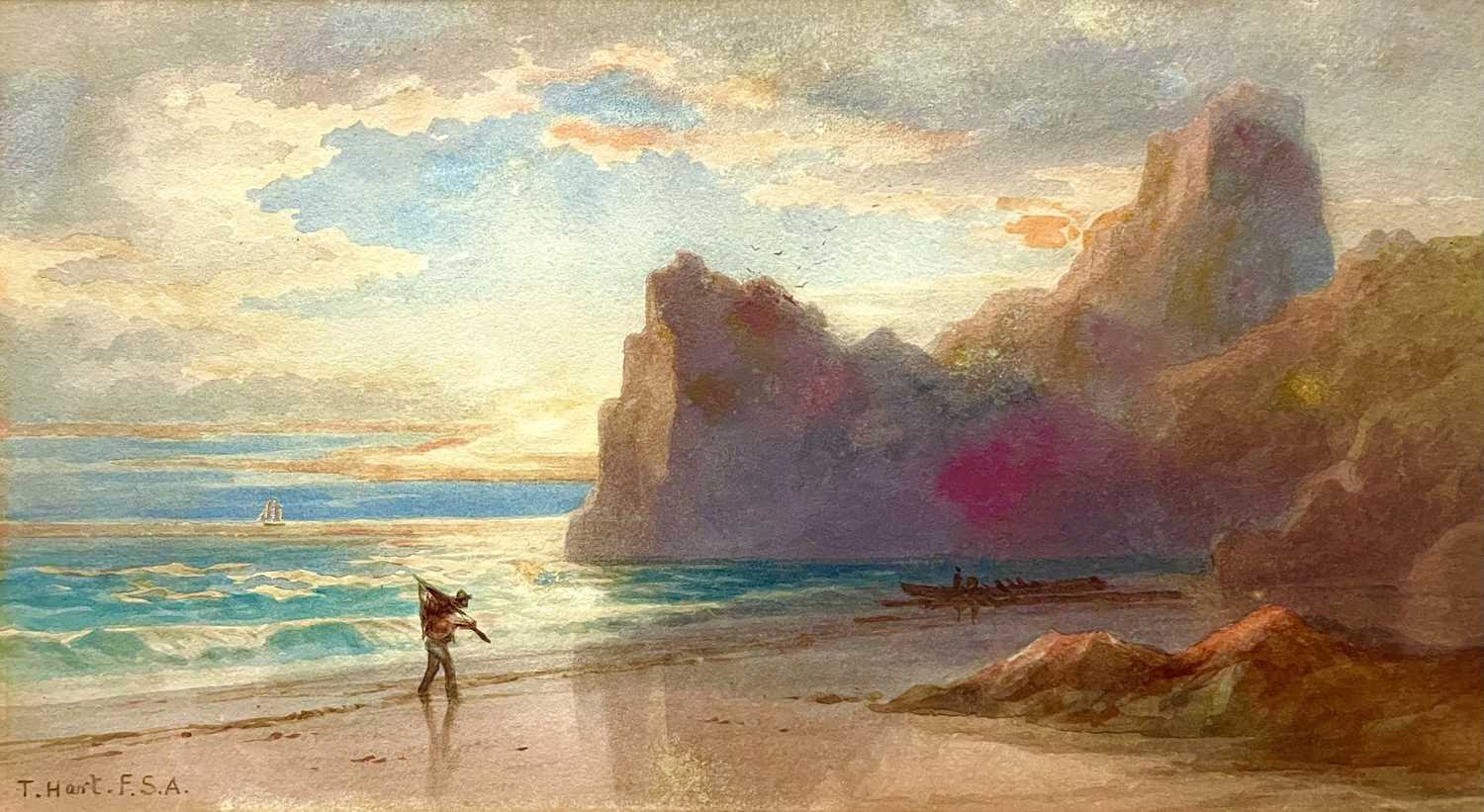 Thomas HART (1830-1916) Bishop Rock and Gull Rock