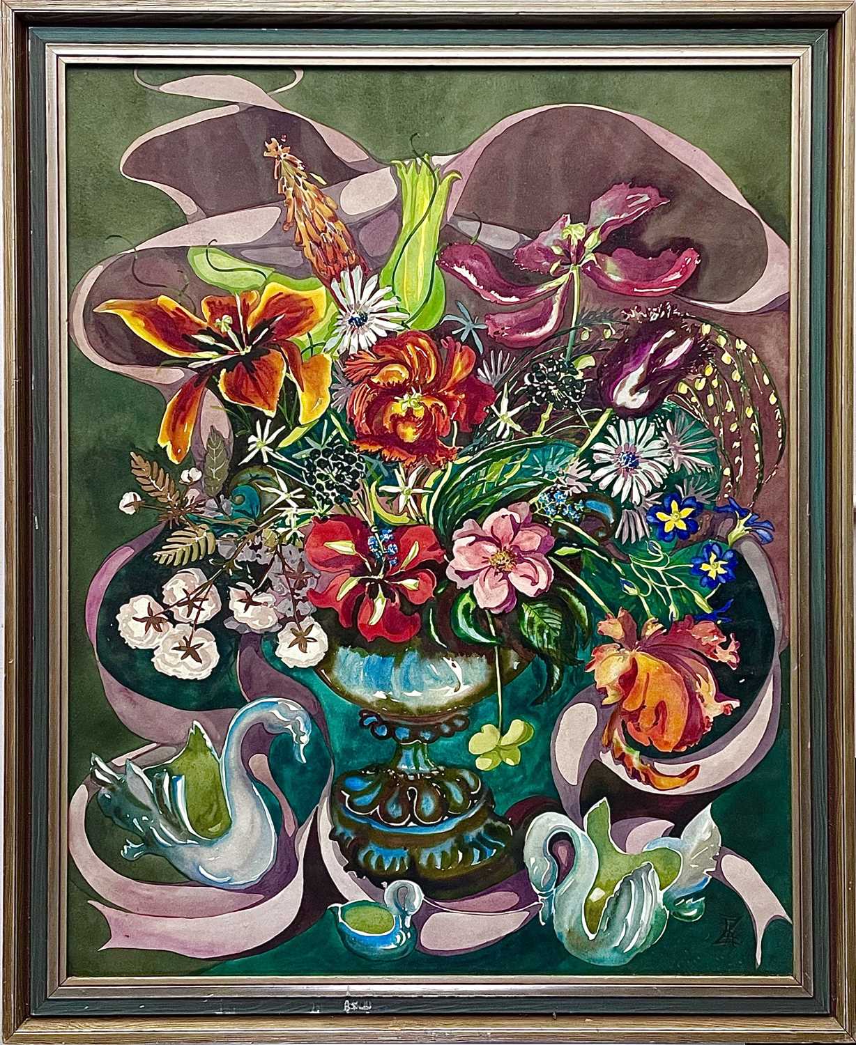 Elizabeth Rosemary ZIAR (1919-2003) Mixed Flowers - Image 2 of 3