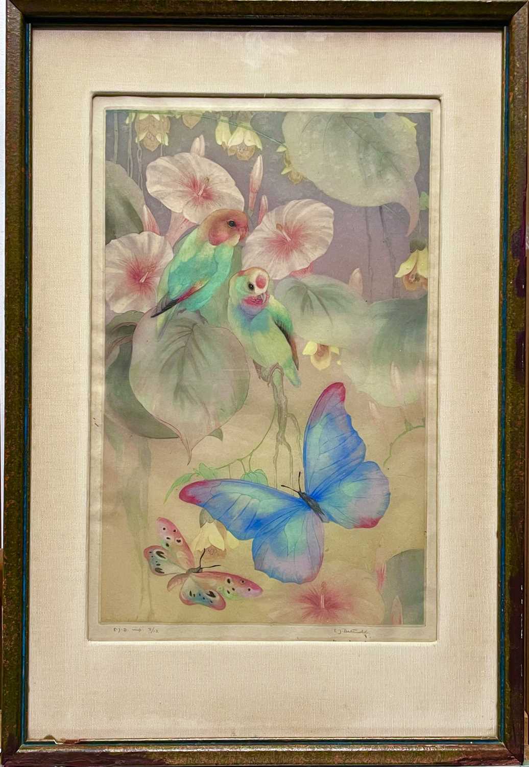 Edward Julius DETMOLD (1883-1957) Where the Lotus Blooms - Image 2 of 3