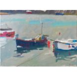 Tim HALL (1964) Harbour Scene