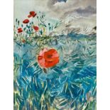 Kurt JACKSON (1961) Poppies in a Landscape, 1985