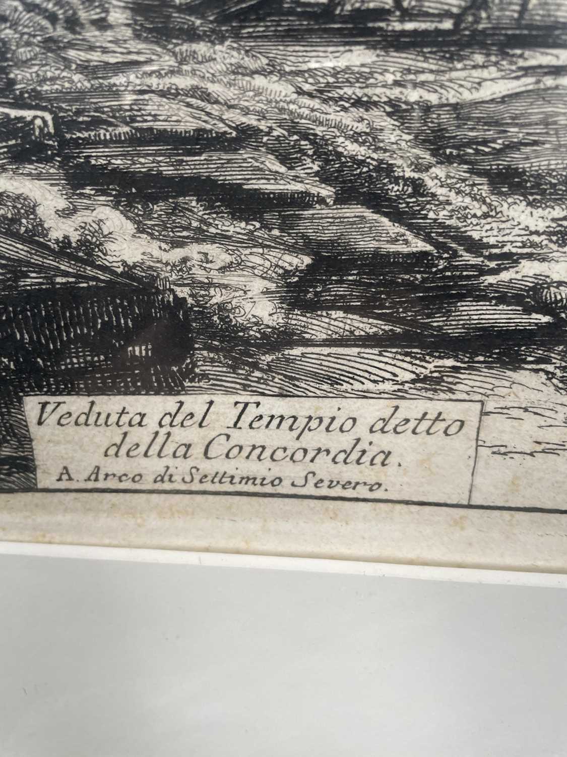 Giovanni Battista PIRANESI (1720-1778) Veduta del Tempio detto della Concordia - Image 4 of 6