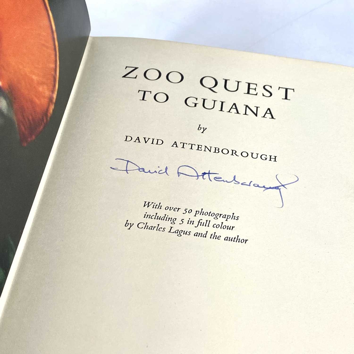 Signed David Attenborough and first editions. - Image 3 of 5