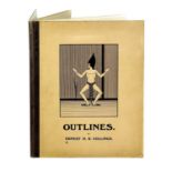 ERNEST H. R. COLLINGS. 'Outlines. A Book of Drawings'.